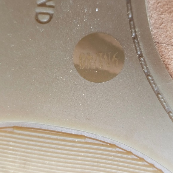 Lucky Brand Joal Tan Suede Peep Toe open V-Cut Block Heel Booties womens 9M/40 - Picture 5 of 10